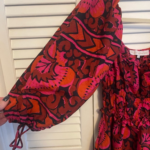 House of Harlow Size Small Medium Fuschia, Black and Burgundy Dress. - Picture 2 of 4